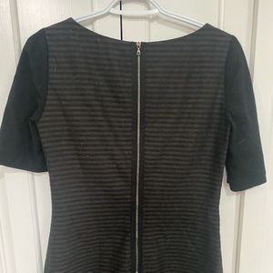 Judith and Charles size 4 brown and black striped sheath dress